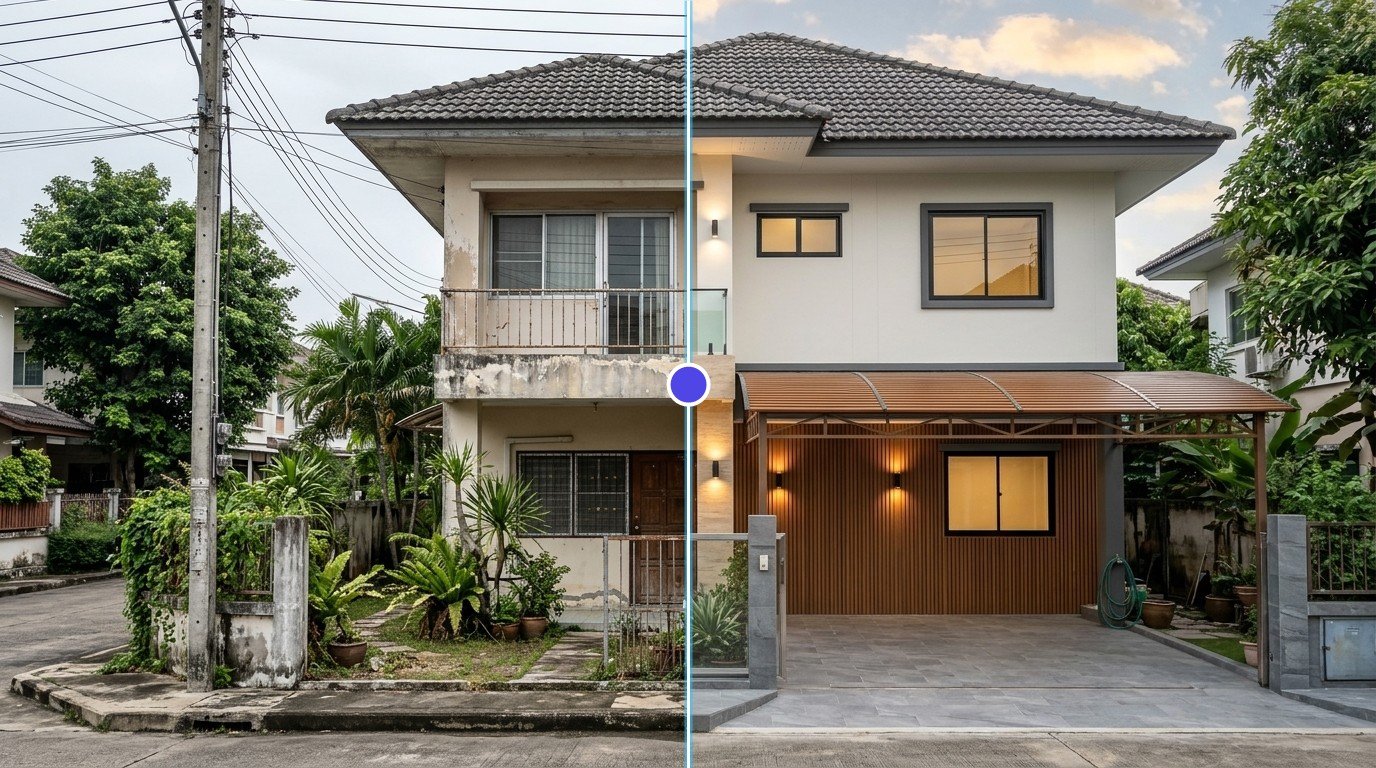 รีโนเวทภายนอกบ้าน